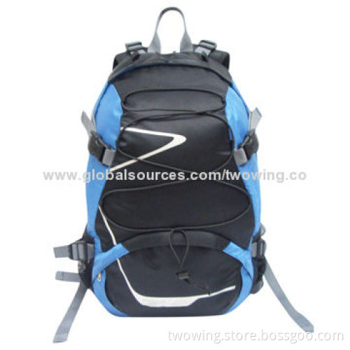 Hiking Backpack with Functional Hip Belt and Embossed Back System & 420D Nylon Fabric